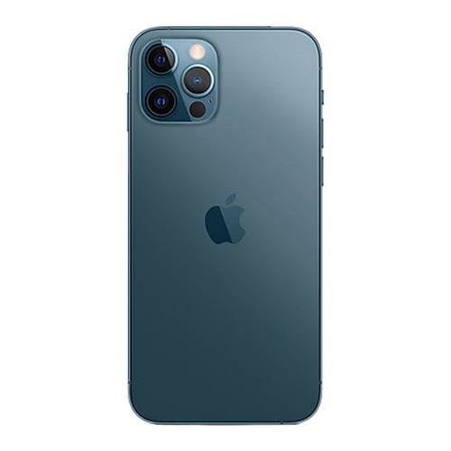 Image of the back of a Pacific Blue iPhone 12 Pro
