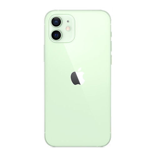 The back of iPhone 12 green color