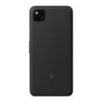 Pixel 4a front and black back image