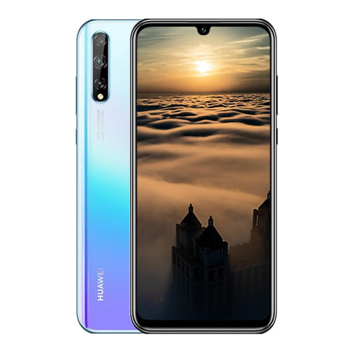 Huawei Y8p front and Breathing Crystal Back display image