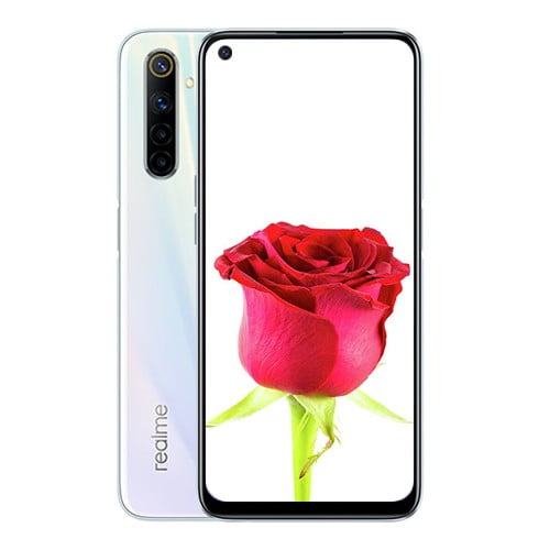 Realme 6 Front Display and White back