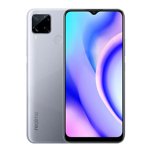 Realme C15 Front Display and Silver back
