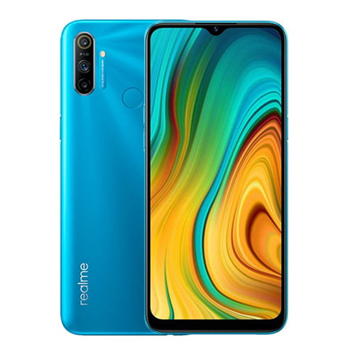 Realme C3 Front Display and Blue Back