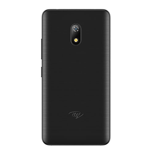 iTel A16 Smartphone back - black color