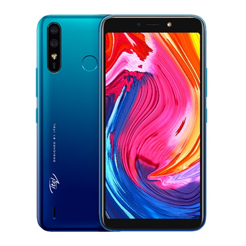 iTel A56 Pro Front and Blue back Collage