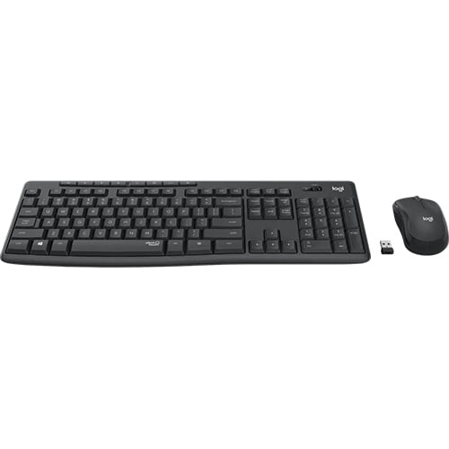 Logitech MK295 Silent Wireless Keyboard and Mouse Combo Black