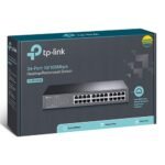 TP-Link-TL-SF1024D-4 TP-Link TL-SF1024D 24-port 10/100Mbps Desktop/Rackmount Switch
