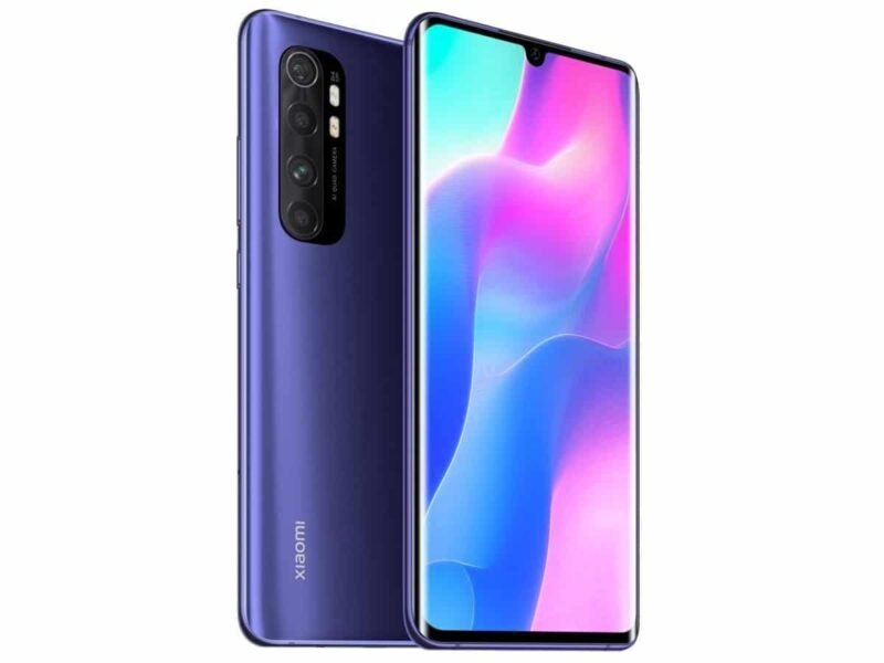 Xiaomi Mi Note 10 Lite Blue Display