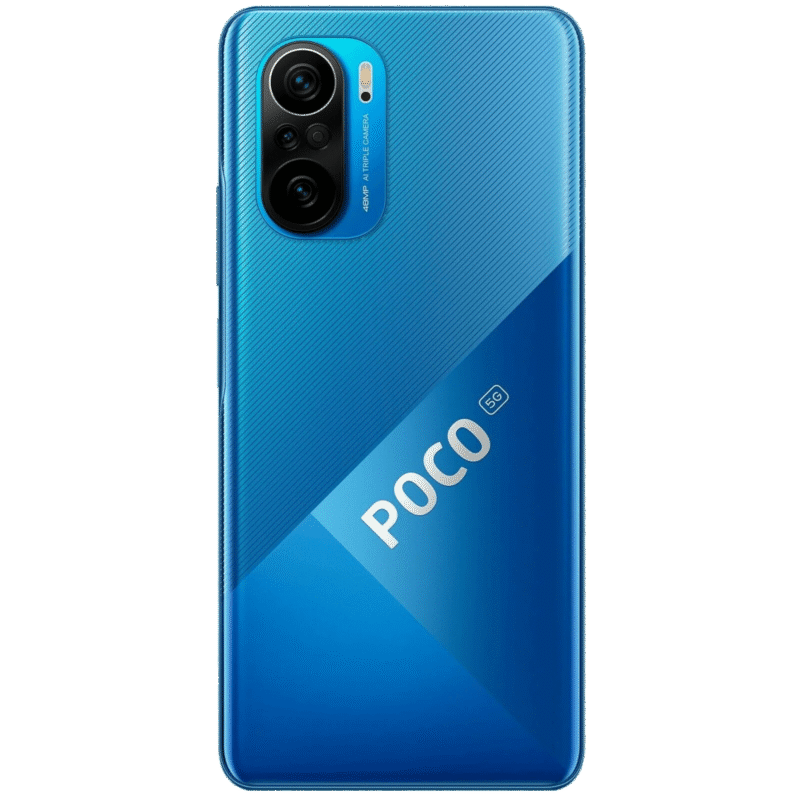 Poco f3 Blue back