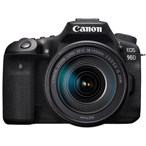 Canon EOS 90D DSLR Camera and EF-S 18-135mm IS STM Lens