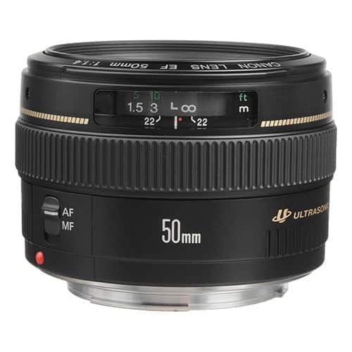 Canon EF 50mm f/1.4 USM Camera Lens