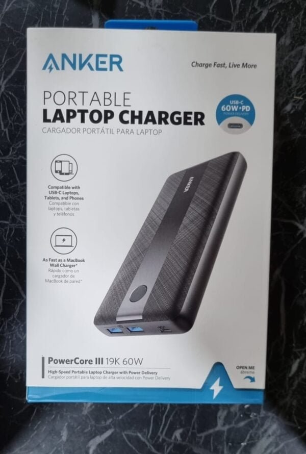 Anker Laptop Power Bank 60W 19000mAh