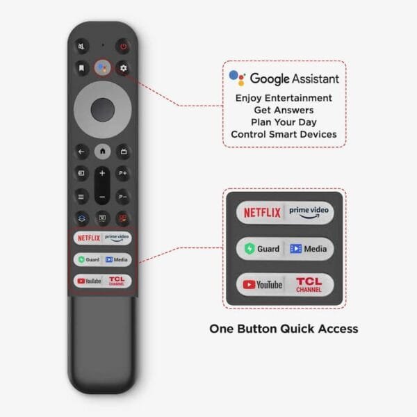 TCL 32" Smart Android TV Remote Controller