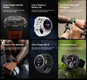 AmazFit T-Rex 3 Features