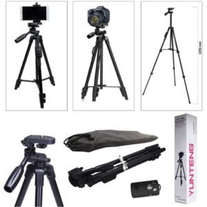 YUNTENG VCT-5208 Tripod For Mobile And Camera With Bluetooth Remote Control Shutter